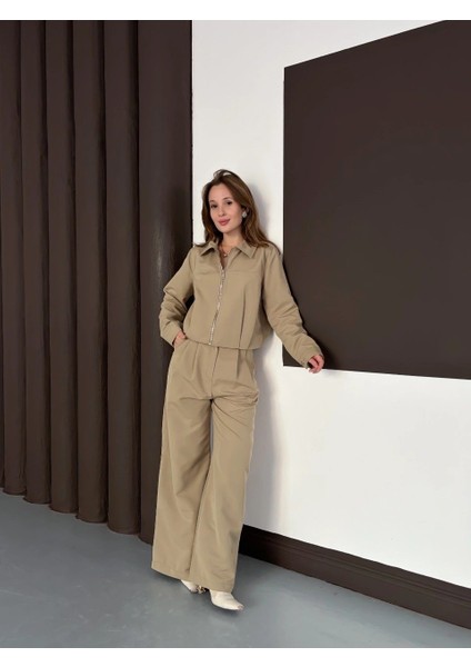 Trenç Takım Alt Üst Haki Ons indirimleri