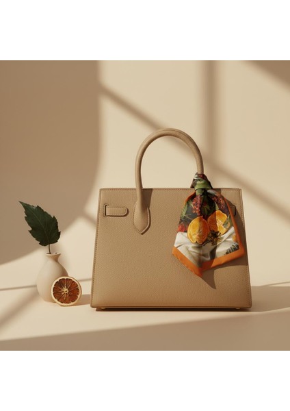 Vintage Portakal ve Orman Meyveli Bandana Fular fiyatları