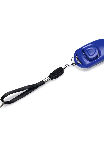 Sptrns Beeztees Köpek Eğitim Düdüğü ve Klikırı, Karabina ve Bağlama Kordonlu, Mavi, 7X3X2CM fırsatları