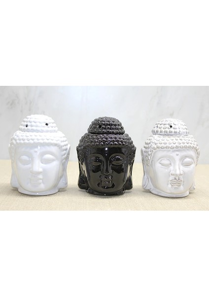 Seramik Buda Büstü Buhurdanlık ALK4447