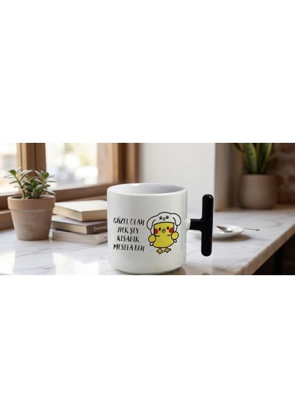 Kısalara Özel Porselen Kupa Bardak | Yelkovanstudio