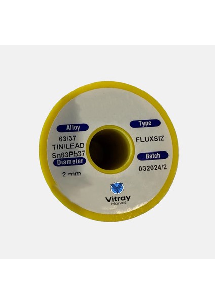 Makara Lehim (63*37) Fluxsız Çap 2 mm 500 gr fiyatları