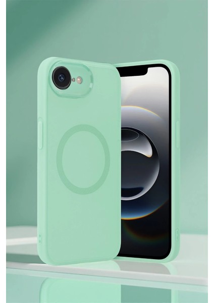 MYT09 iPhone 16E Kılıf Maya Karbon Kapak - Koyu Yeşil