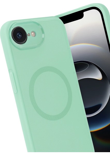 MYT09 iPhone 16E Kılıf Maya Karbon Kapak - Koyu Yeşil fırsatları