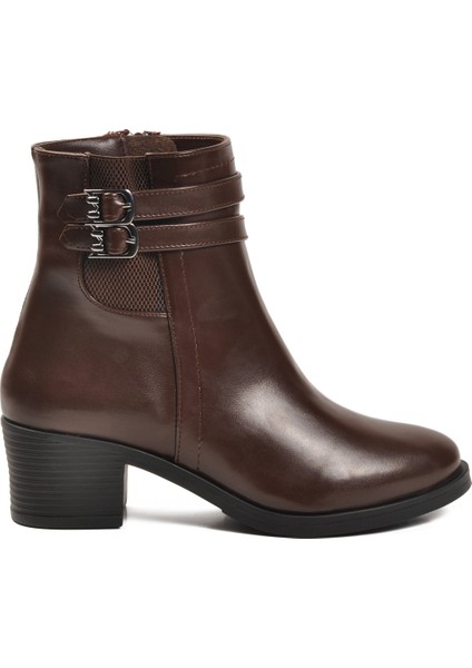 Kahve Içi Kürklü Topuklu Kadın Bot 1006 Z fiyatları