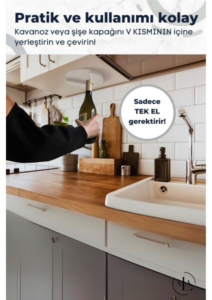 Dolap Altı Konserve Kavanoz Şişe Açacağı Kavanoz Kapağı Açma Aparatı fiyatları