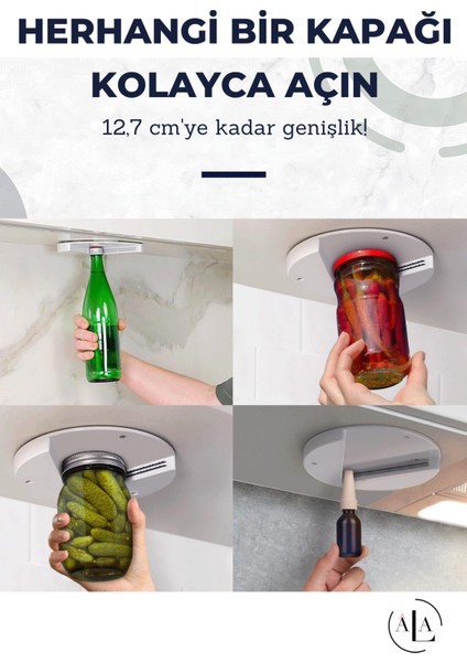 Dolap Altı Konserve Kavanoz Şişe Açacağı Kavanoz Kapağı Açma Aparatı modelleri