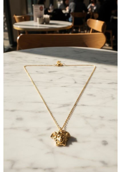 Medusa Figürlü 14 Ayar Altın Kolye fiyatları