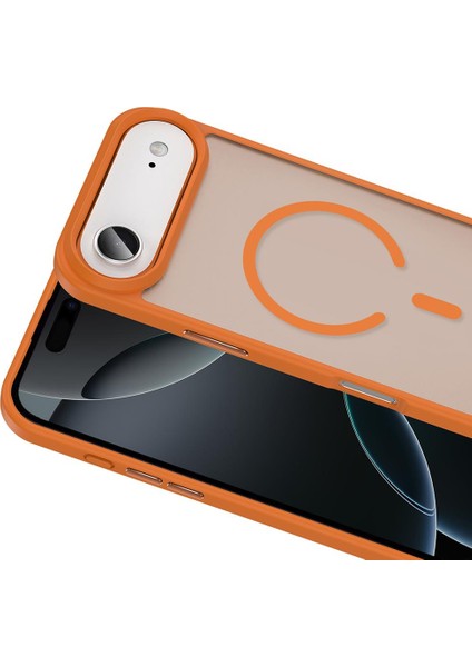 iPhone 17 Air Uyumlu Magsafe Kılıf Mat Arka Yüzey Darbe Emici Kapak fiyatları