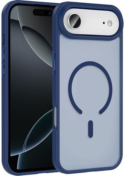 iPhone 17 Air Uyumlu Magsafe Kılıf Mat Arka Yüzey Darbe Emici Kapak