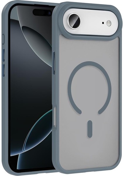 iPhone 17 Air Uyumlu Magsafe Kılıf Mat Arka Yüzey Darbe Emici Kapak