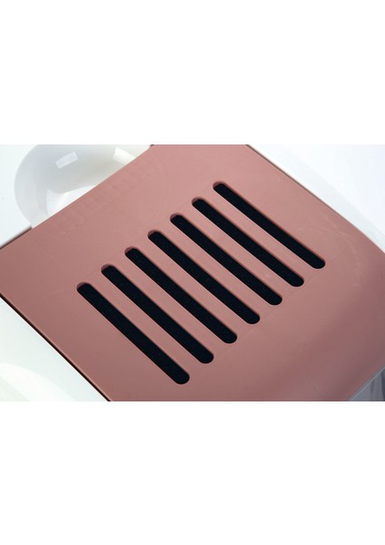 Sptrns Beeztees Kapalı Kedi Tuvaleti, Koku Filtreli, Pembe Beyaz, 56X39X39CM modelleri