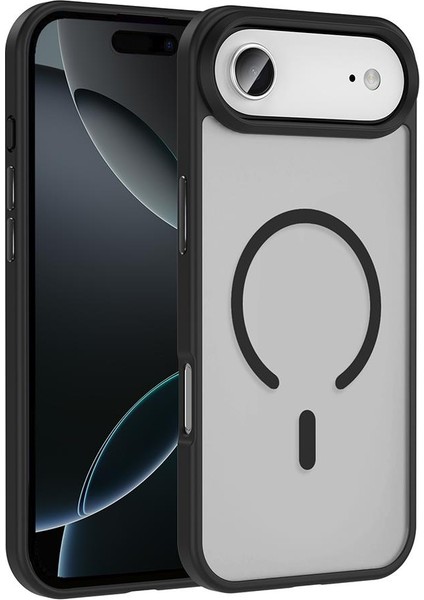 iPhone 17 Air Uyumlu Magsafe Kılıf Mat Arka Yüzey Darbe Emici Kapak