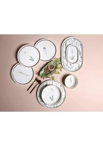 Porland Botanical 27 Parça 6 Kişilik Yemek Takımı