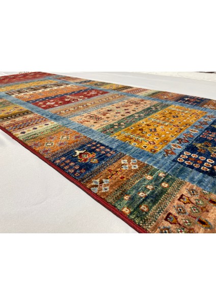 El Dokuma Afgan Halı Yolluk Gebbeh Desen fırsatları