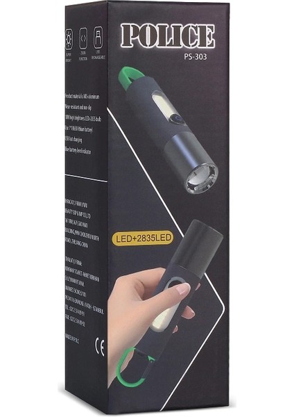 Police PS-303 Şarjlı El Feneri