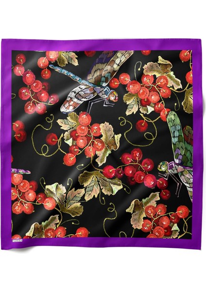 Böğürtlen Desenli Bandana Fular fiyatları