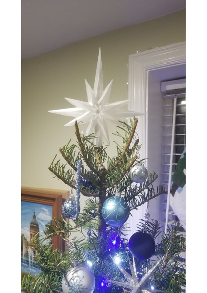 Yeni Noel Yıldız Ağacı Süs Topper, Şık ve Hafif Plastik Aparat fiyatları