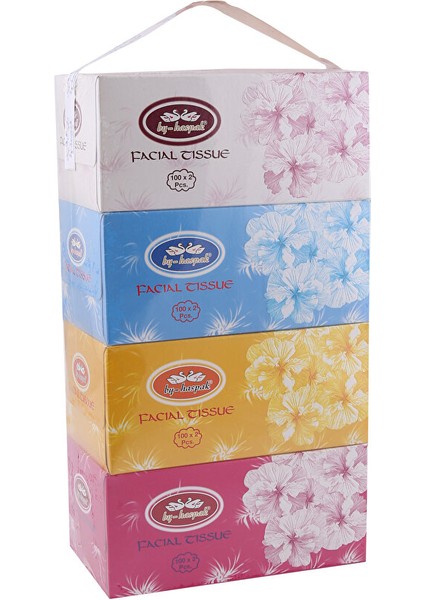 Çek Çek Krome Kutu Mendil (Peçete) 100 Yaprak 20+4 Hediyeli PAKET(100*24=2400 Yaprak)