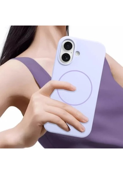 Iphone 15 Ile Uyumlu Magsafe ile Uyumlu Kablosuz Şarj Özellikli Kadife Iç Yüzey Silikon Kılıf fiyatları