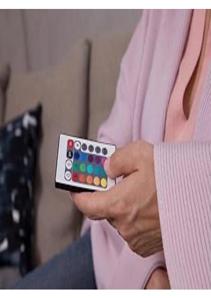 Uzaktan Kumandalı Renk Değiştiren Ampul Rgb 9W Beyaz Dahil indirimleri