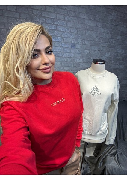 Kadın Beyaz Sweat modelleri