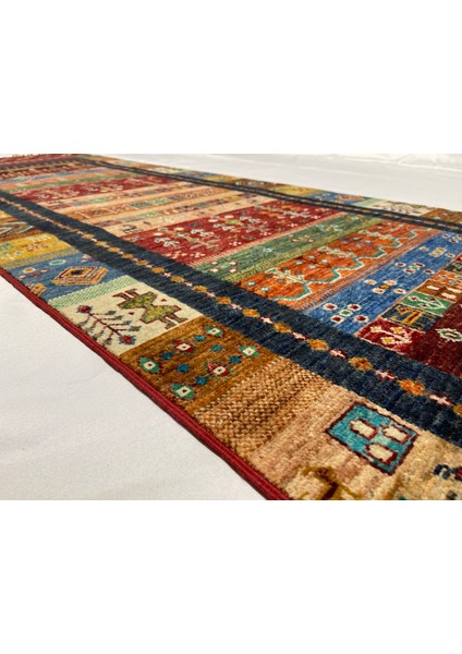 El Dokuma Afgan Halı Gebbeh Desenli Yolluk fırsatları