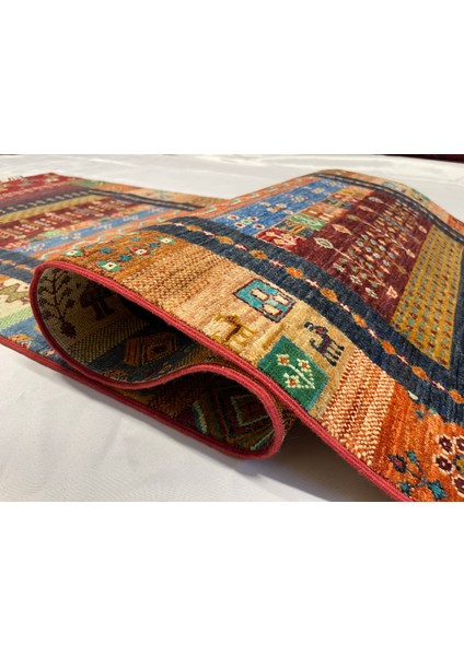 El Dokuma Afgan Halı Gebbeh Desenli Yolluk indirimleri