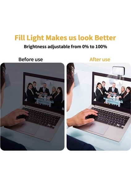 PY11 Şarjlı 3 Işık Modlu Fotoğraf Aydınlatması Softbox Mini Cep Ledi - AL5206