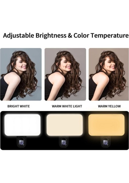 PY11 Şarjlı 3 Işık Modlu Fotoğraf Aydınlatması Softbox Mini Cep Ledi - AL5206