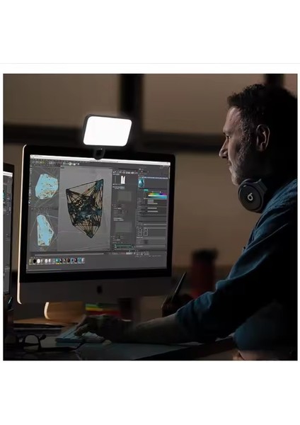 PY11 Şarjlı 3 Işık Modlu Fotoğraf Aydınlatması Softbox Mini Cep Ledi - AL5206