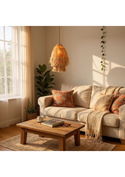 Çap 30 Pakito Rafya Avize