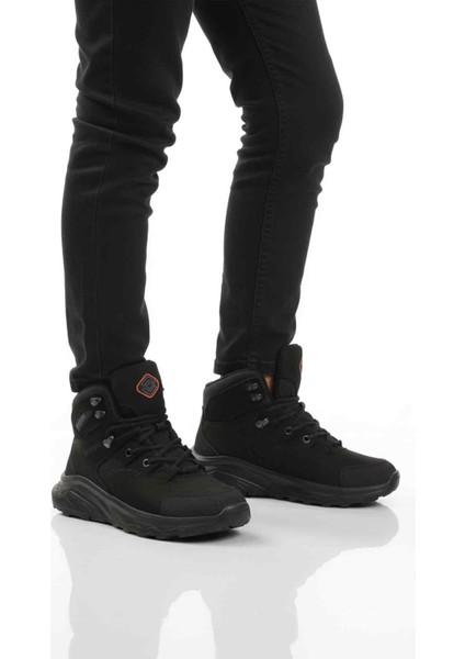 Siyah Nubuk Su Geçirmez Unisex Outdoor Bot G2041 G
