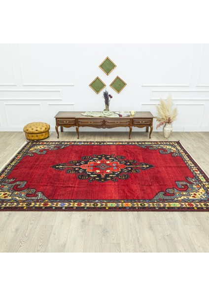 Sayat El Dokuma Kırmızı Sivas Halısı 239X342 cm fiyatları