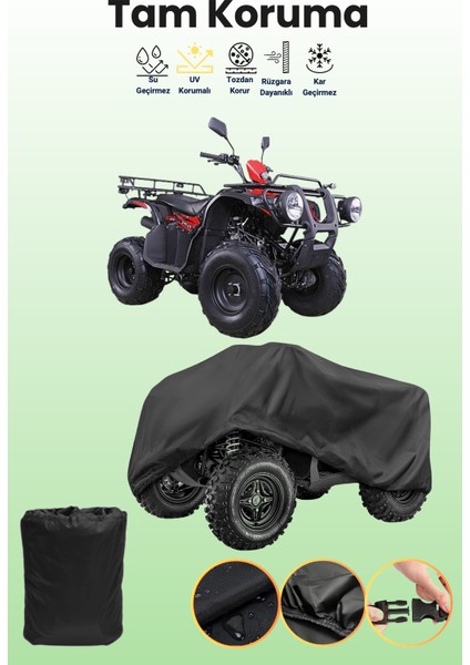 Siyah Kanuni 150 U On Road Atv Brandası, Atv Koruyucu Örtüsü