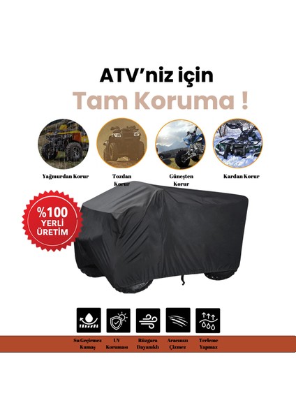 Siyah Kanuni 150 U On Road Atv Brandası, Atv Koruyucu Örtüsü fiyatları
