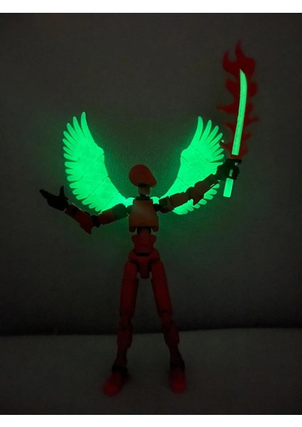 Dummy Karanlıkta Parlar Kanatlı ve Kılıçlı Eklemleri Hareketli (1ADET)