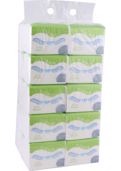 Çek Çek Al Poşet Mendil (Peçete) 250 Yaprak 12 LIPAKET(250*12=3000 Yaprak)