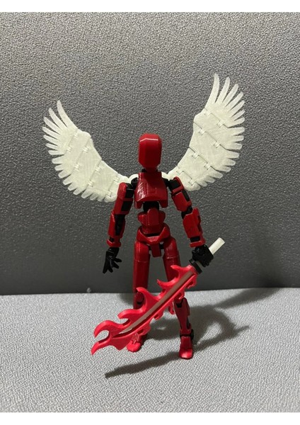 Dummy Karanlıkta Parlar Kanatlı ve Kılıçlı Eklemleri Hareketli (1ADET) fırsatları