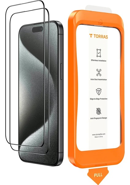 iPhone 14 Pro Max Ekran Koruyucu – Diamond Shield 9h Temperli Cam | Tam Kaplama Anti Parmak Izi