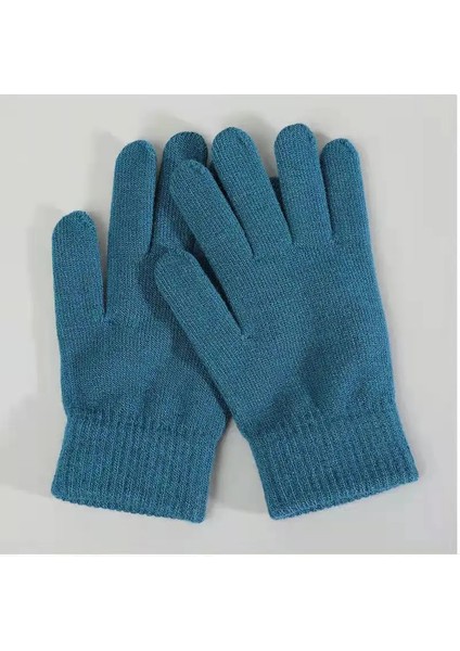 Kışlık Tiriko Kadın Eldiven Turkuaz Yeşili Eldiven modelleri