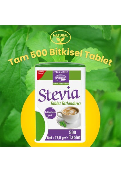 Stevia Tablet Tatlandırıcı 500'LÜK Kutu indirimleri