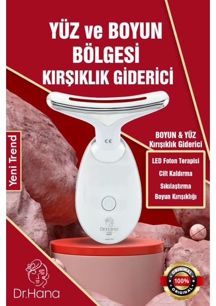 Yüz ve Boyun Kırşıklık Giderici ile Gelen Güzellik Ems Güzellik Cihazı, Isı,ışık ve Titreşim modelleri