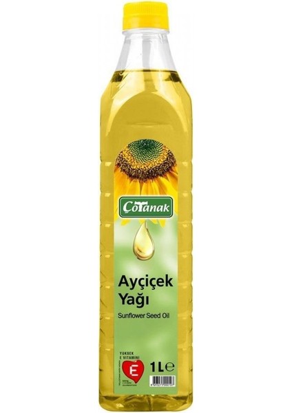 S Çotanak Ayçiçek Yağı 1 Lt