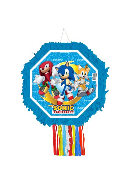 Pinyata Sonic Mavi 42CM Ahş.sop.püsküllü fiyatları