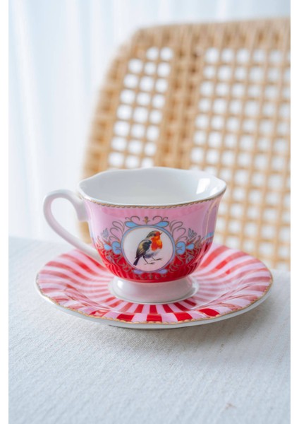 Birdie 6 Kişilik Porselen Kahve Fincan Takımı - 90 ml fiyatları