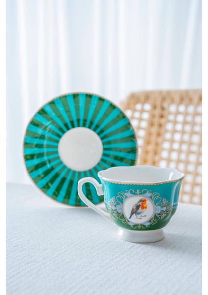 6 Kişilik Porselen Kahve Fincan Takımı - 90 ml fiyatları