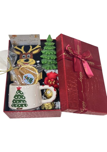 Yılbaşı Noel Temalı Şık Hediye Kutusu Seti, Sevdiklerinize Özel Hediye Seçeneği