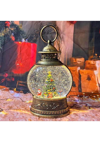 Işıklı Yılbaşı Kar Küresi Çam Ağacı Temalı modelleri