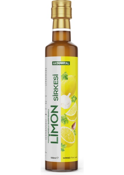 Limon Sirkesi (Maydonoz ve Sarımsaklı) 500 ml - Katkısız, Doğal Fermantasyon fiyatları